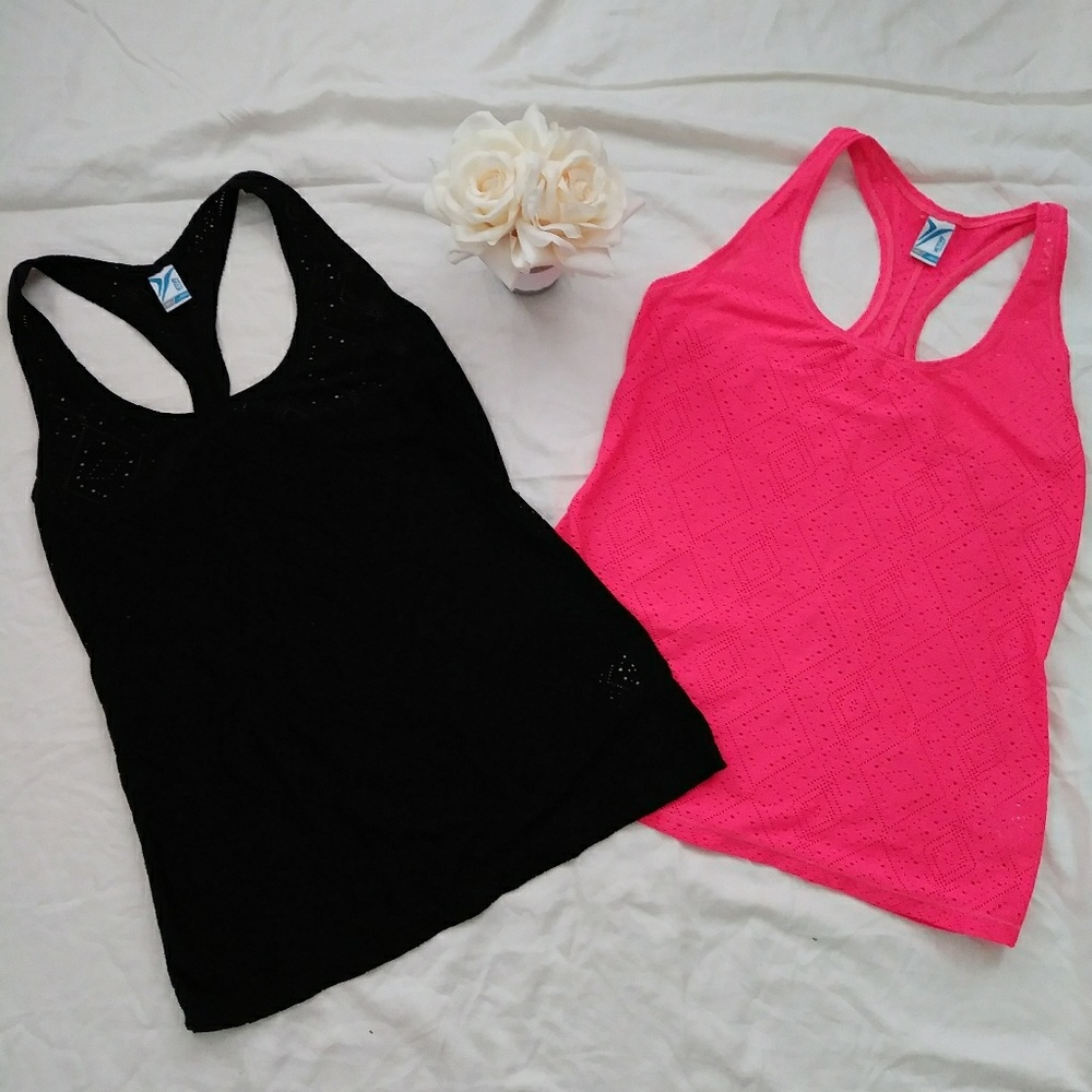 Racer back athletic tanks